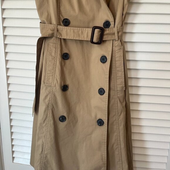 A New Day trenchcoat dress XS khaki sleeveless belted target - Picture 3 of 13